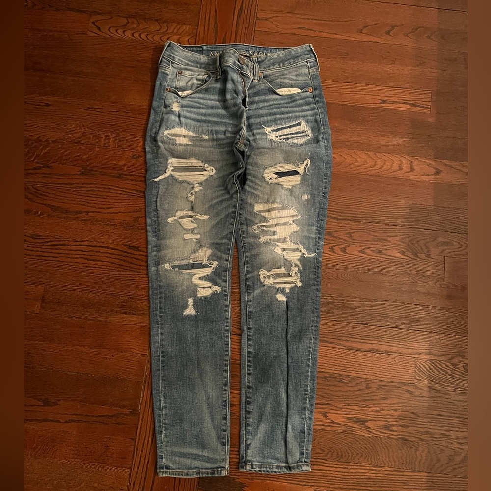 American Eagle men’s skinny ripped jeans 32/30